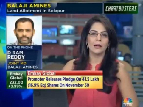 See revenue at Rs 450cr in FY12 Balaji Amines