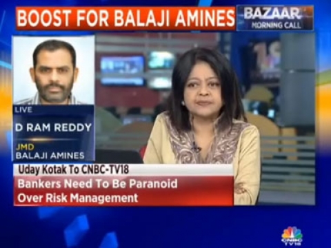 See revenue at Rs 450cr in FY12 Balaji Amines