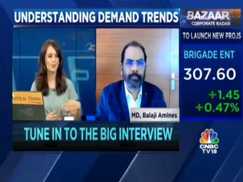 See revenue at Rs 450cr in FY12 Balaji Amines