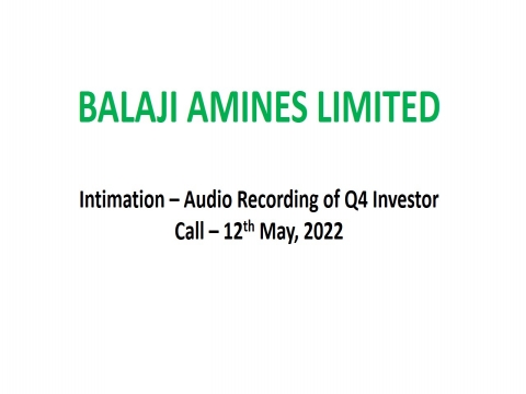 See revenue at Rs 450cr in FY12 Balaji Amines