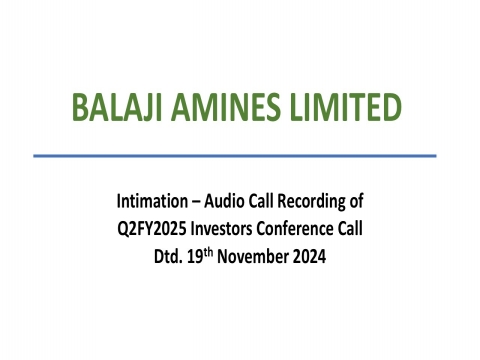 See revenue at Rs 450cr in FY12 Balaji Amines